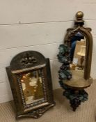 Two decorative mirrors