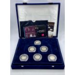 The Westminster Mint 2012 Olympics 50p coin collection, boxed with certificates