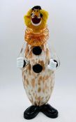 A Murano glass clown