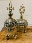 Two decorative vessels