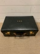 A black suitcase by Lansdowne London (H16cm W50cm D33cm)