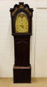 A Moon Phase Longcase Clock (Needs Attention) (229cm H x 59cm w)