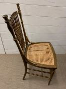 A gilt ballroom chair