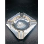 A hallmarked silver ashtray (71g total weight) Hallmarked London 1934.