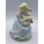 Coalport "The Goose Girl" figurine Limited Edition 32/9400