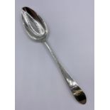 A Silver spoon, hallmarked for Dublin 1794