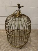 A decorative bird cage