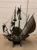 A model of a Galleon ship AF