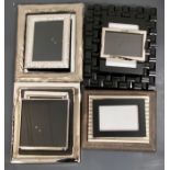 A large selection of photo frames