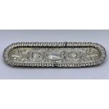 A small silver tray by William Devenport, hallmarked 1927 (Total Weight 59g)