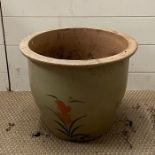 A large garden pot (H33cm Dia40cm)