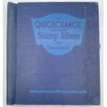 An album of worldwide stamps along with a selection of GB mint stamps