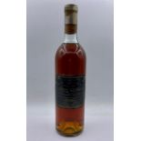A Bottle of 1961 Chateau Guiraud Premier Cru Sauternes wine