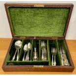 A Canteen of silver plated cutlery