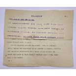 Two WWII Telegrams regarding the D Day landings.