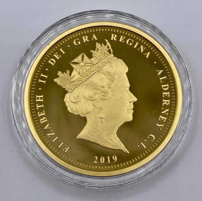The 2019 Remembrance Day Solid 22 Carat Gold proof coin collection by Jubilee Mint, weights of coins - Image 3 of 4