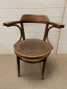 Bentwood open arm chair