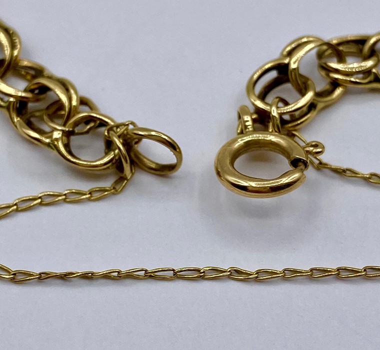 A 9ct gold bracelet (Total weight 6.3g) - Image 3 of 3
