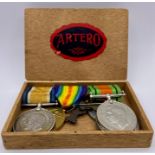 Medal Bar M2 079784 PTE J W Barnes A.S.C. British War Medal, Victory Medal, WWII Defence Medal and