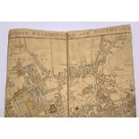 Vintage Map of London, Westminster and Southwark
