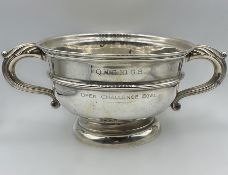 A Hallmarked Silver Trophy by Barker Brothers Silver Ltd (Total Weight 620g)