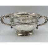 A Hallmarked Silver Trophy by Barker Brothers Silver Ltd (Total Weight 620g)