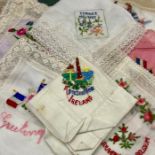 A Selection of WWI handkerchiefs