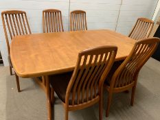 A Mid Century teak Ansager Mobler dining table