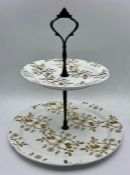 A ceramic cake stand