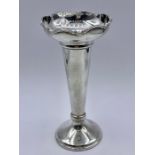 A Hallmarked silver posey vase, dated for Sheffield 1959 by James Dixon & Sons Ltd