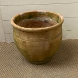 A terracotta garden pot (H40cm Sq40cm)