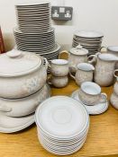 A twelve piece Denby fine stoneware from Coloroll England, to include various sizes plates, tureens,