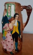 Burleigh Ware `Sally in our Alley` character jug (24 cm hight).