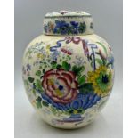 A ceramic ginger jar made by Masons China