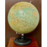 Philips 19 inch Terrestrial Globe printed in Great Britain by George Philip & Son ltd 1965