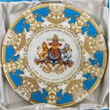 Two Royal collection ten inch plates celebrating the Queen's Golden Jubilee in original boxes