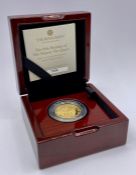 The Royal Mint The 95th Birthday of Her Majesty The Queen 7.8g coin in 24 ct gold.