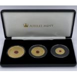 The 2020 Remembrance Day Solid 22 Carat Gold Proof Coin Collection Denomination £1, £2 & £5 total