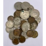 A small amount of United Kingdom coins from George VI