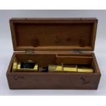 Brass case micoscope