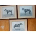 Three photographic prints by W.W.Rough & Co, "Waterloo", "Gresselly" and "Lenegand", framed and
