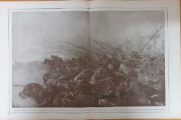 A French print of the Indian Bengal Lancers in France WWI