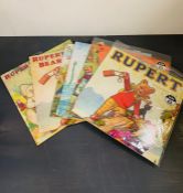 Six sealed Rupert Bear calendars 2011,2012,2013 and 2016,2017,2018