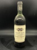 A Bottle of B & G 1976 Prince Noir Bordeaux Superieur