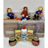A mixed selection of advertising toys and collectables