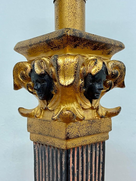 A column style lamp base - Image 2 of 5