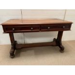 A regency library table AF (H80cm W138cm D59cm)