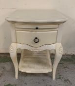 A John Lewis "Mirabelle" bedside cabinet (H70cm W50cm D48cm)