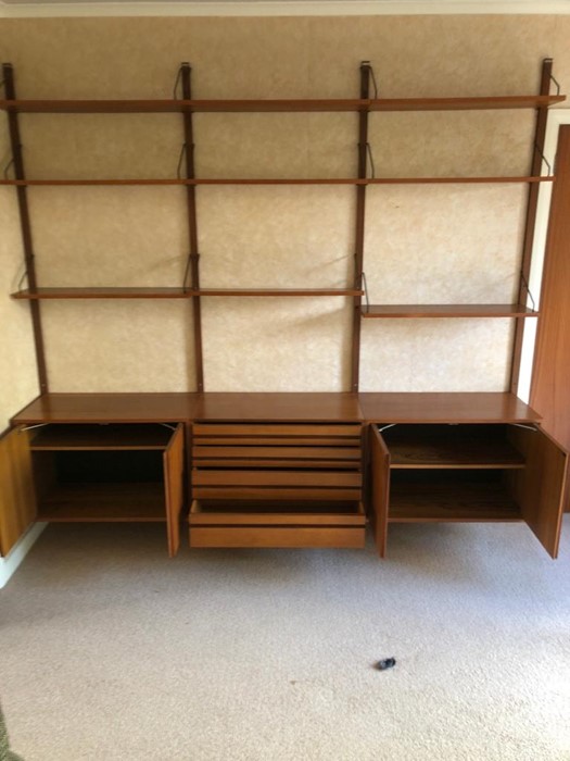 A Mid Century Teak shelving system - Image 2 of 4