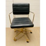 A stylish modern design studio/office chair, swivel and height adjustment. Upholstered in high